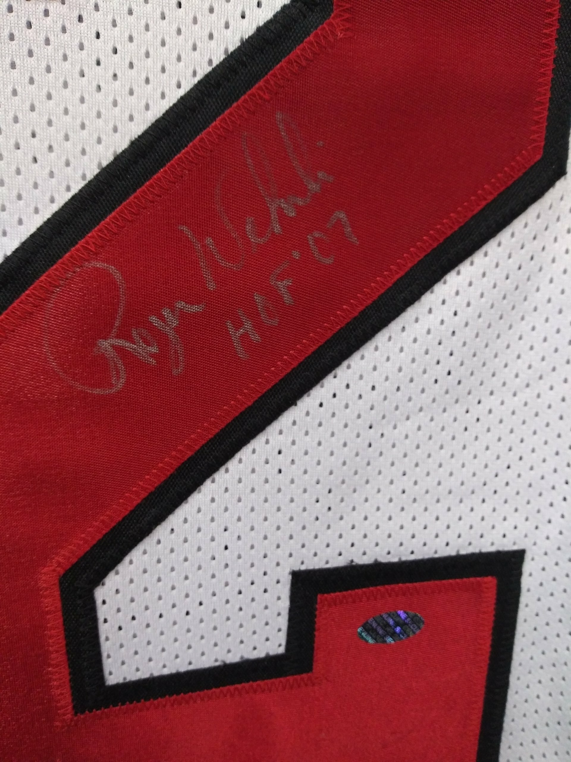 Roger Wehrli St. Louis Cardinals Signed Autographed Jersey Leaf