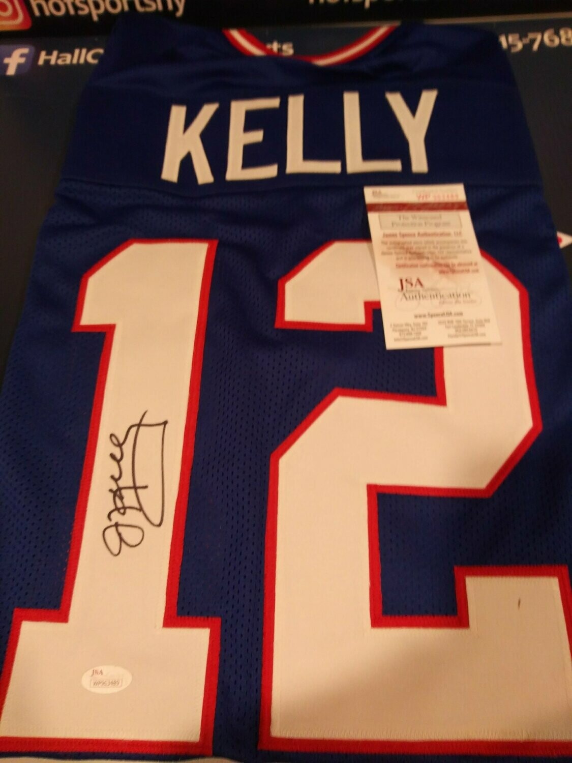 signed jim kelly jersey