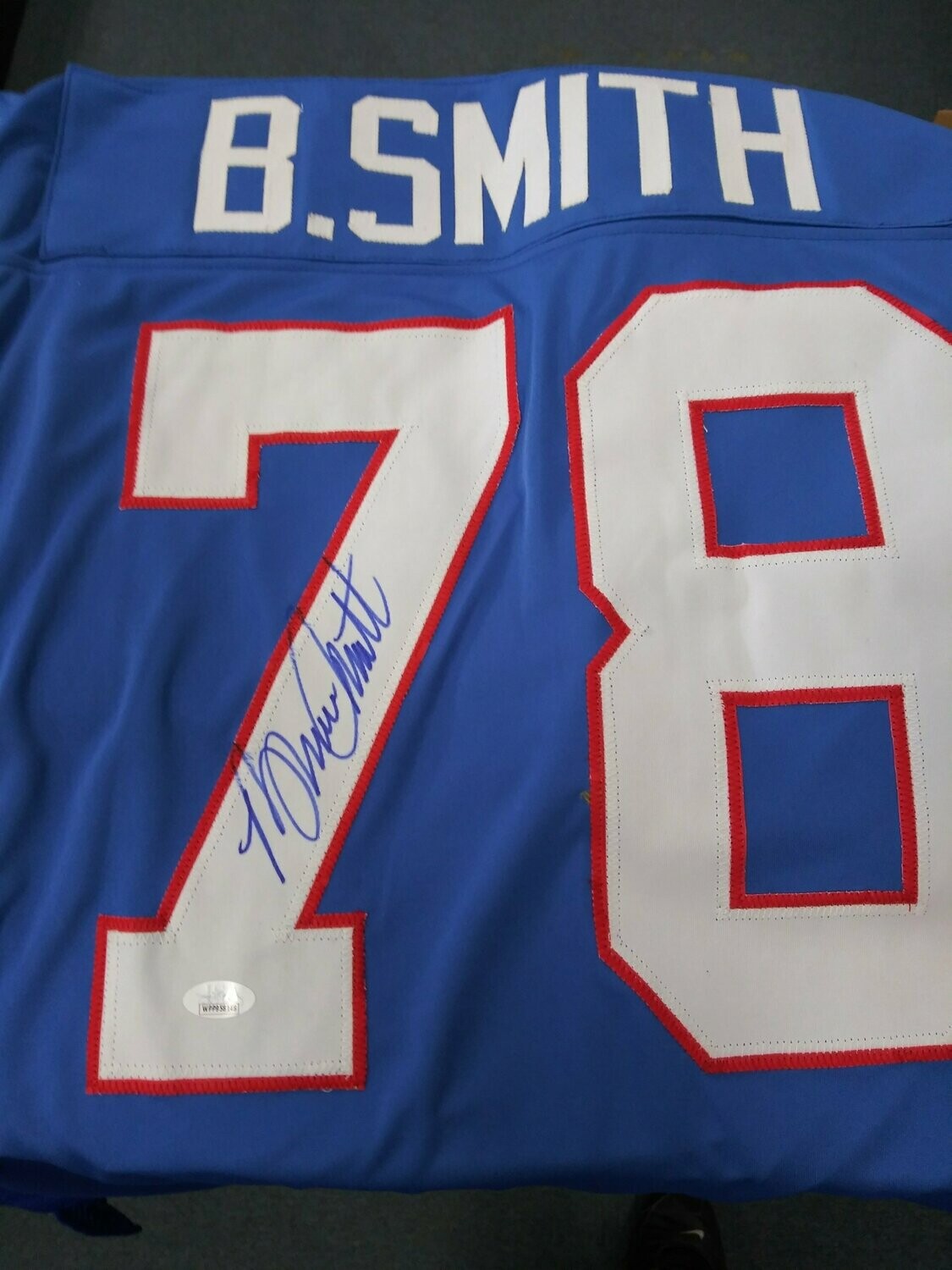 bruce smith signed jersey