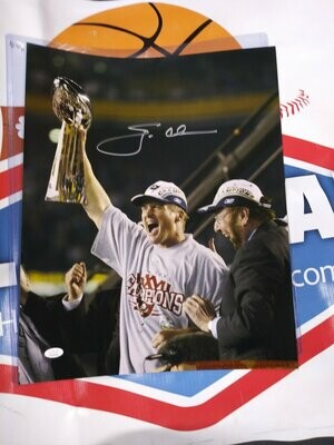 JON GRUDEN HAND SIGNED 8x10 COLOR PHOTO+COA TAMPA