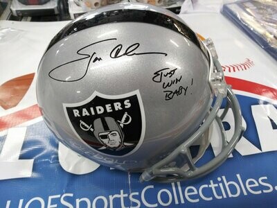 Jon Gruden Las Vegas Raiders Signed Riddell Speed Replica Helmet