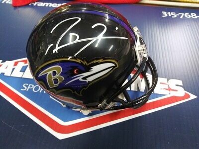 Ray Lewis Signed Baltimore Ravens Mini Speed Helmet JSA – Sports
