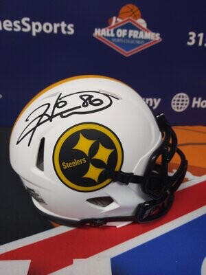 HINES WARD Pittsburgh Steelers SIGNED Custom Full-Size Helmet BAS COA Nation