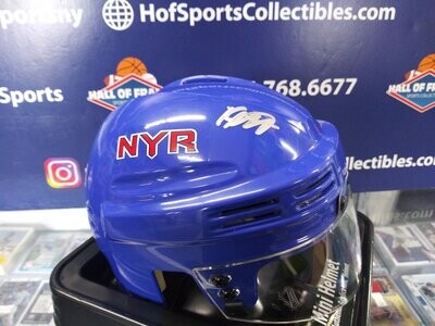 Hall of Fame Sports Memorabilia Autographed/Signed Mark Messier New York Blue Hockey Jersey JSA COA Auto