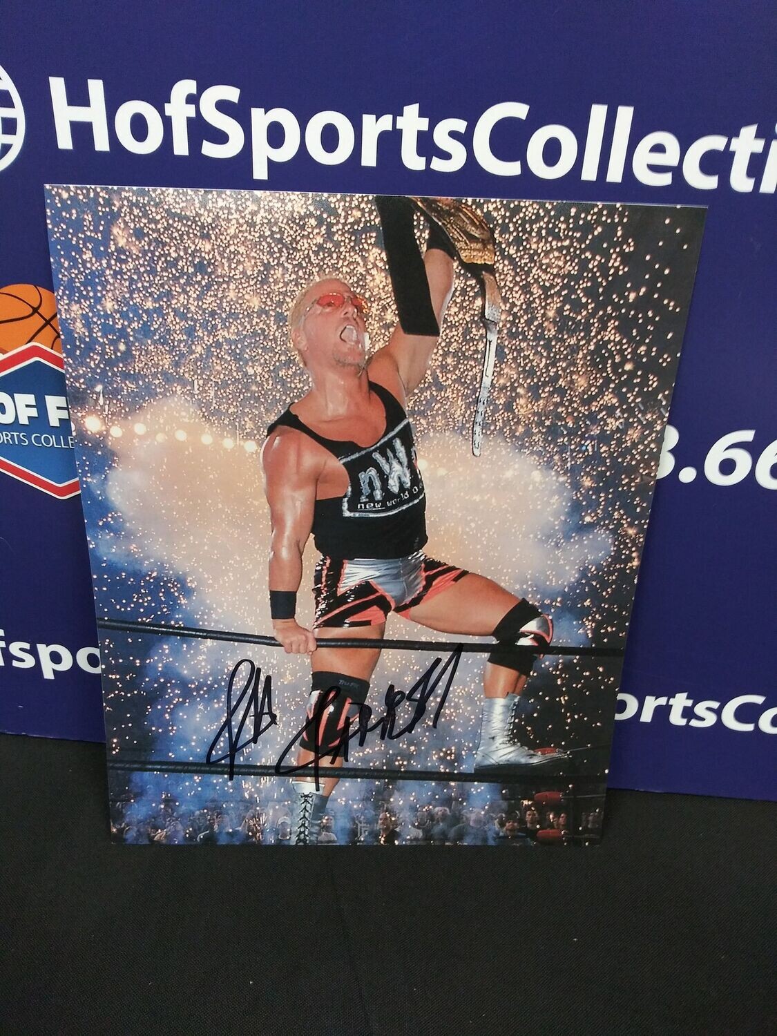 JEFF JARRETT WWE WCW NJPW SIGNED 8X10 PHOTO HOF COA