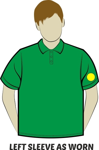 Left Sleeve as Worn