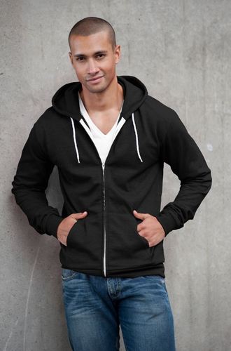 AWDis Zoodie Lightweight, Colour: Black / Heather