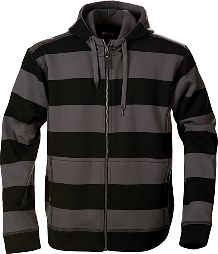 Harvest Hooded Jacket, Colour: Black / Anthracite