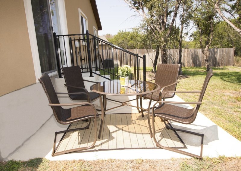 Lawn Chairs and Table