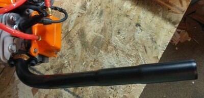 Side exit mini bike pipe .930 id (header)