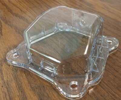 Clear Plastic Non Hemi Gx Clone Valve Cover