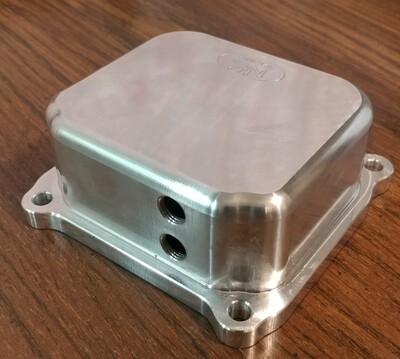 Billet hemi predator valve cover
