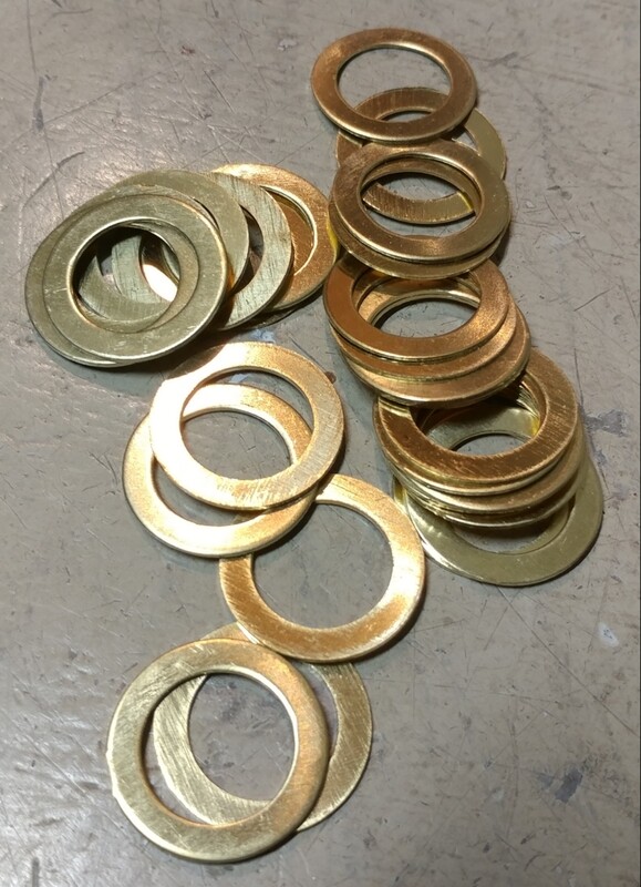 Spark plug shim (index washer)