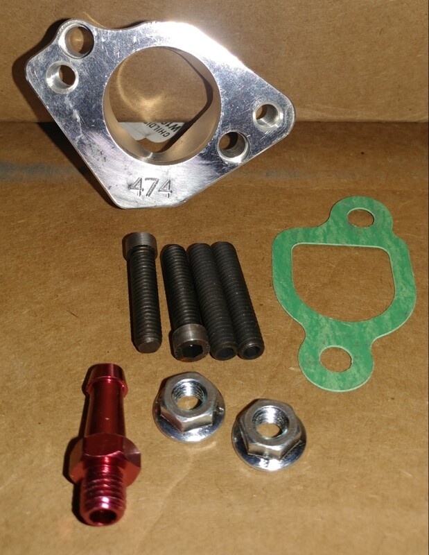 Vm22 mikuni plate style carb adapter (small block)