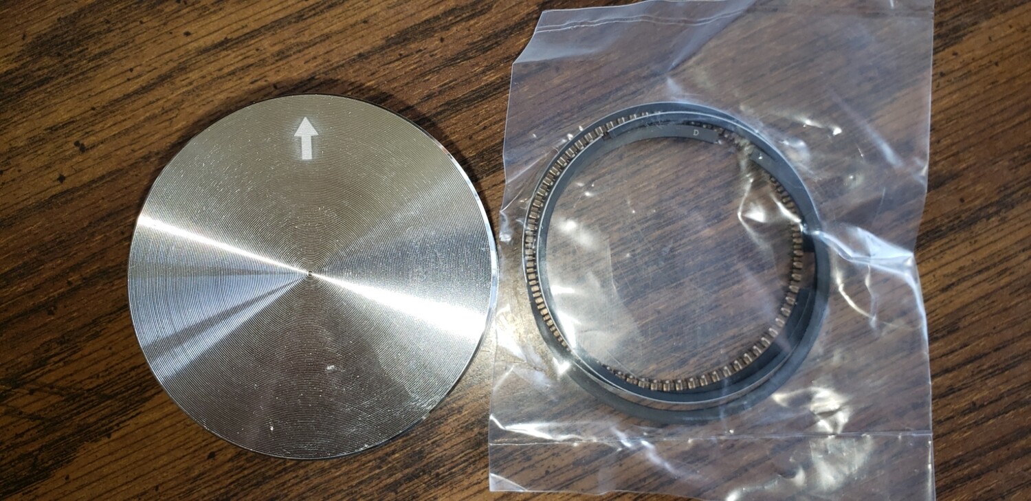 212 cc 70mm flat top piston kit .570 height