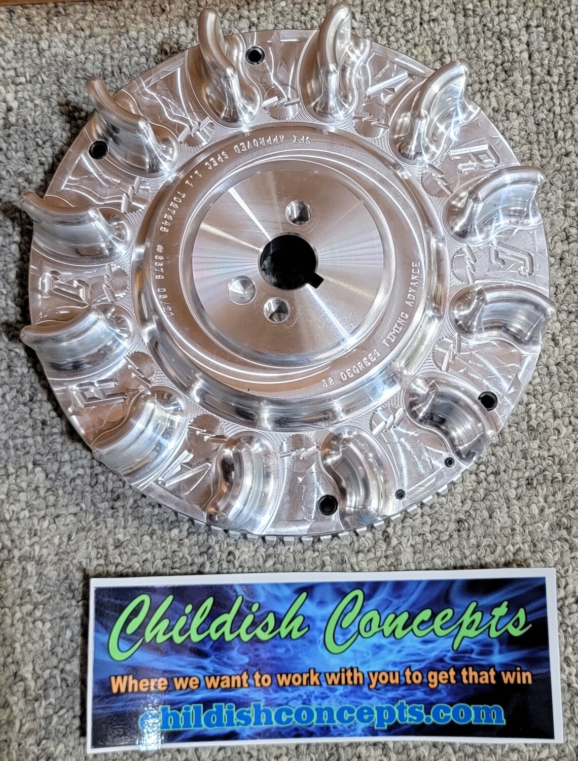 Clone ARC billet flywheel (6679) Electric start ring gear