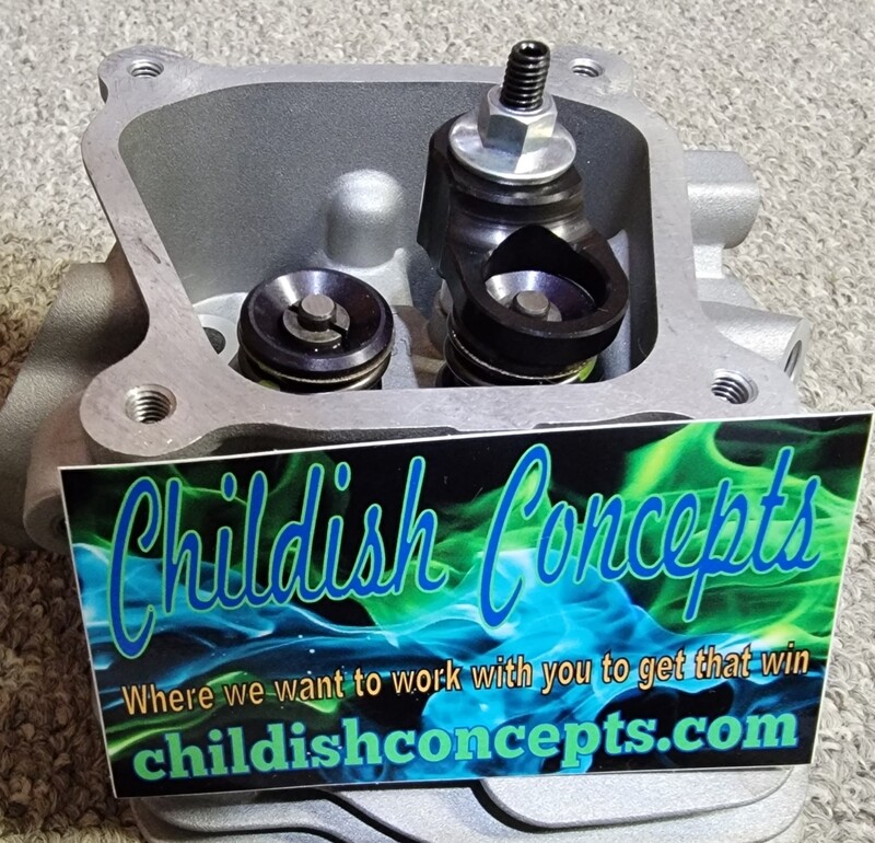 On head spring compressor (stud mounted)