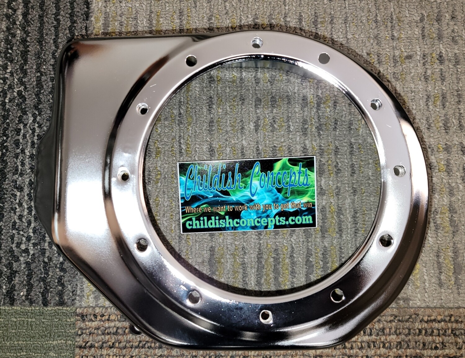 Blower housing chrome