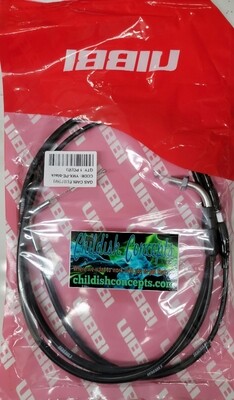 Black 71" Nibbi Throttle Cable YMX-PE/PWK