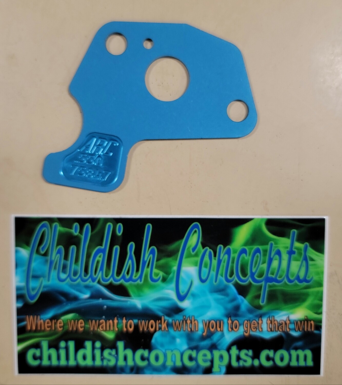 .550 Blue restrictor plate