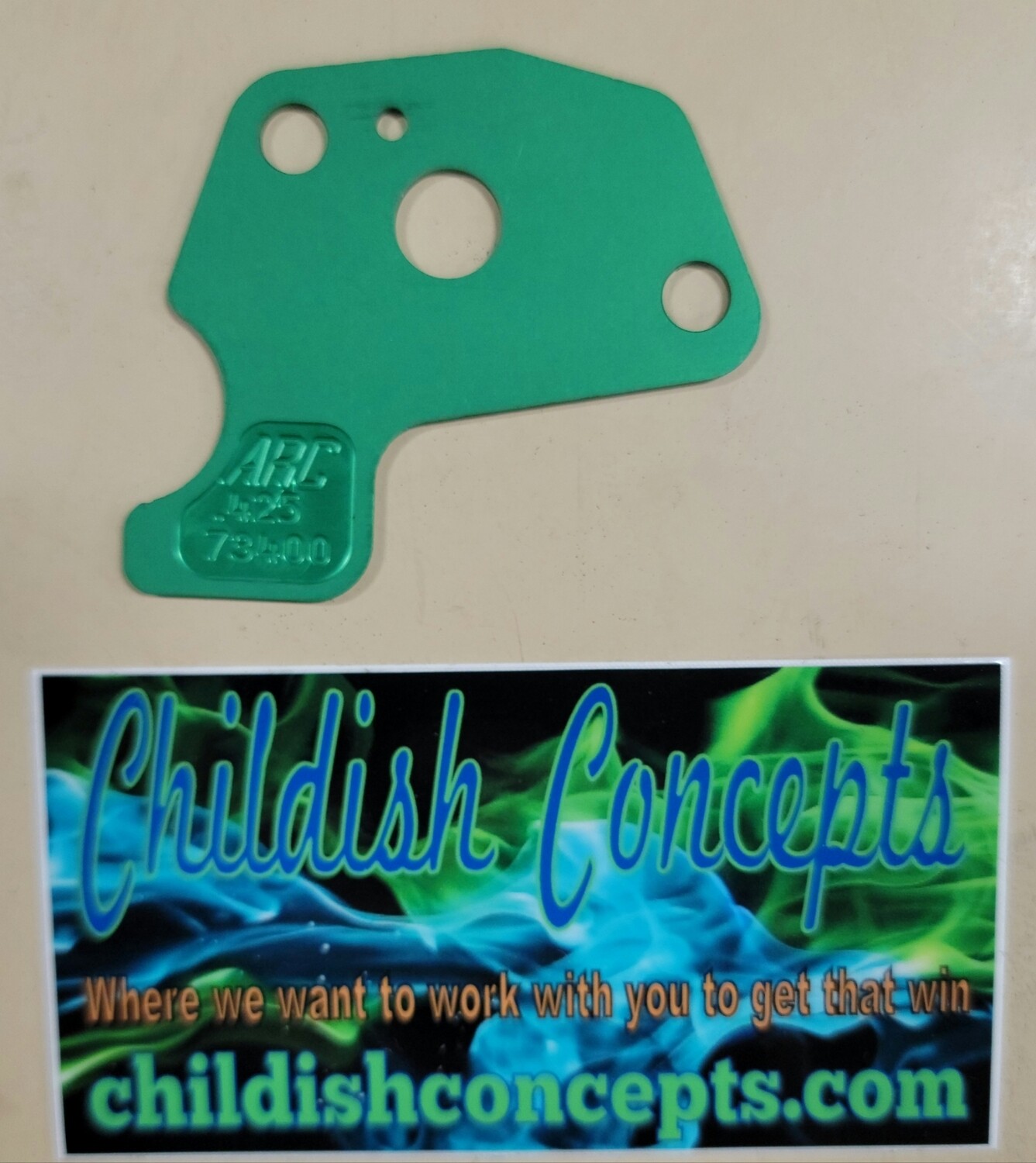 .425 Green restrictor plate