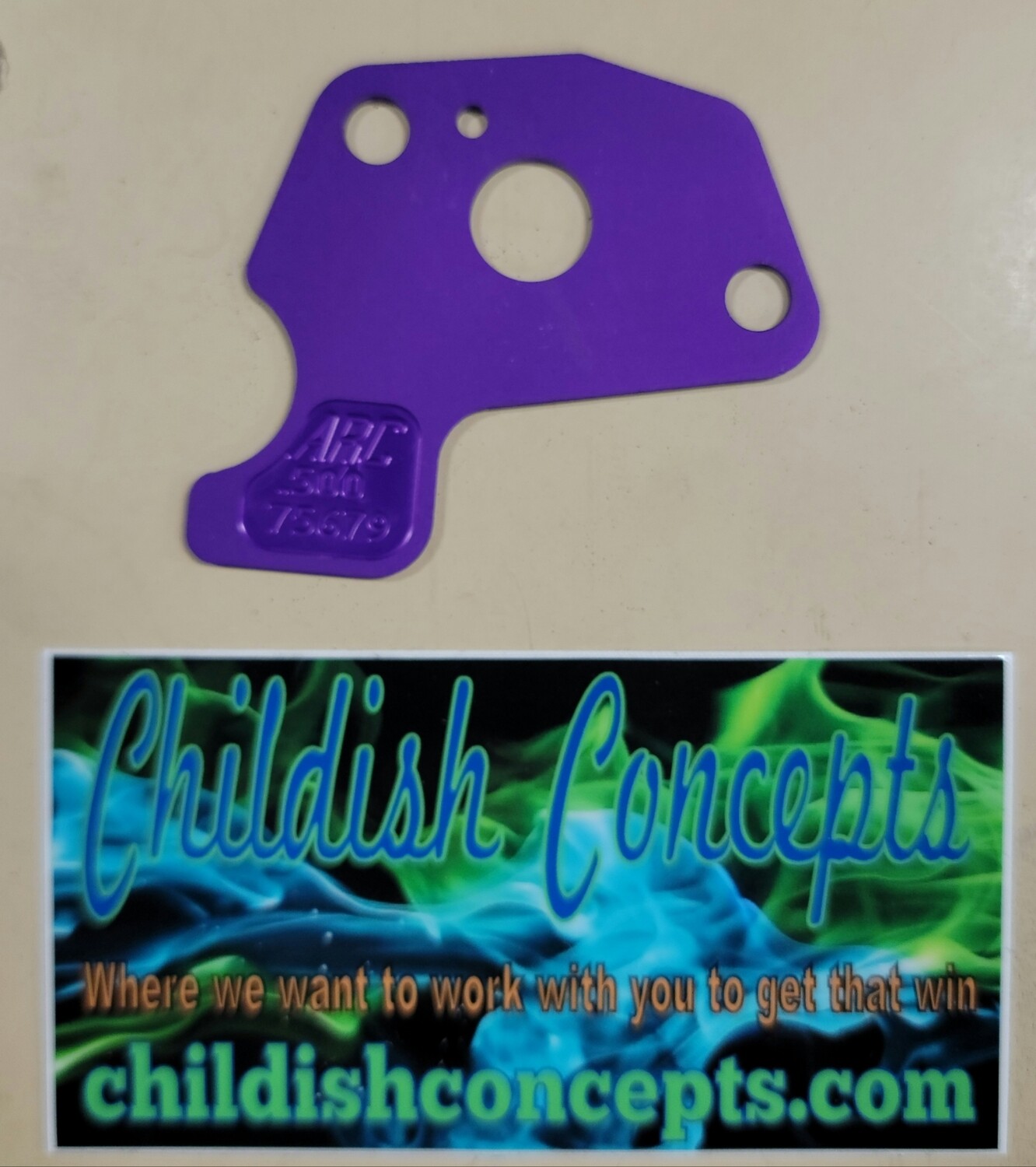 .500 Purple restrictor plate