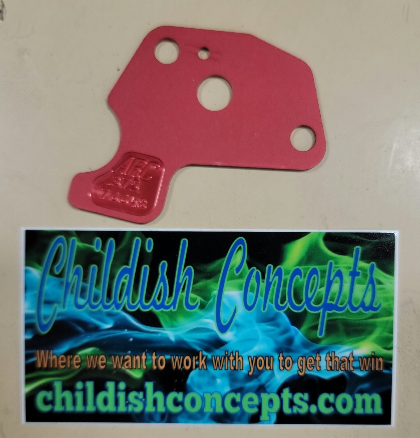 .375 Red restrictor plate