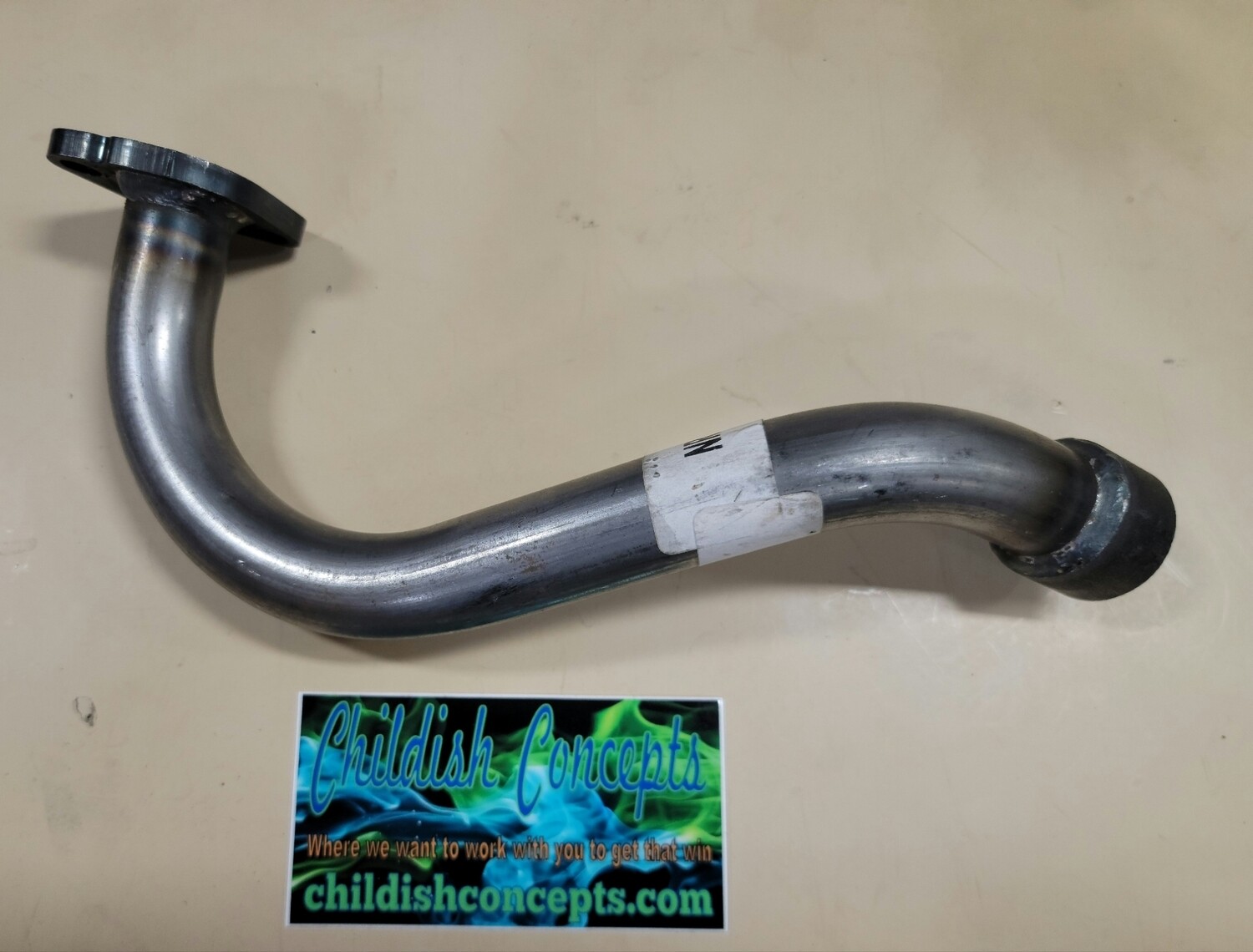 Center Outlet for Screw on Muffler Pipe
