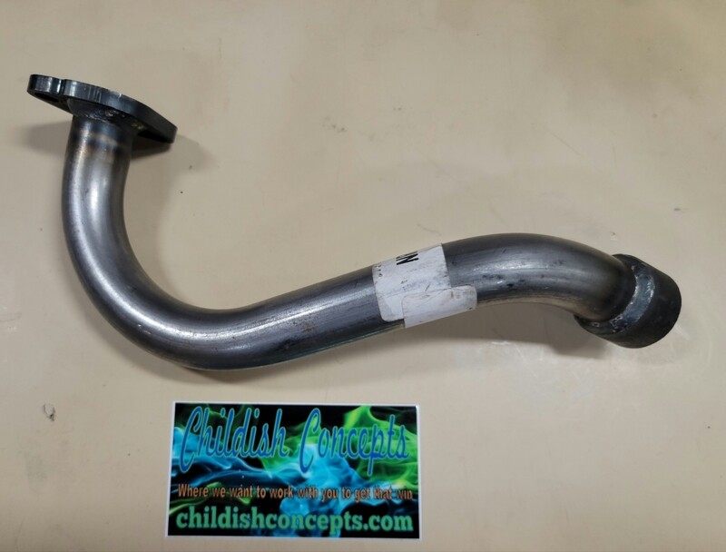 Center Outlet for Screw on Muffler Pipe