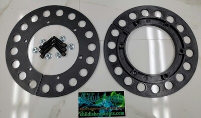 Plastic sprocket chain guard (w/hardware)