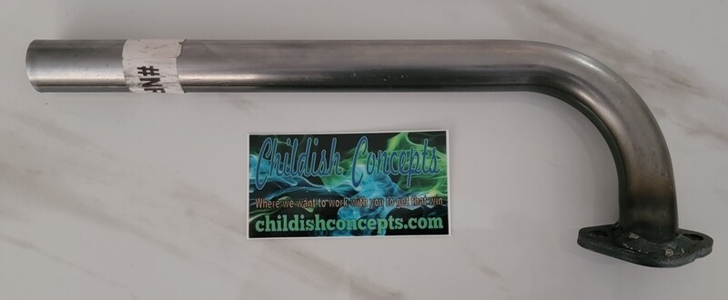 Side Exit Mini Bike Pipe