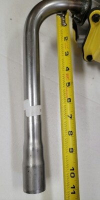 Side Exit Mini Bike Pipe