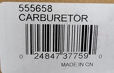 Briggs LO206 genuine carburetor 