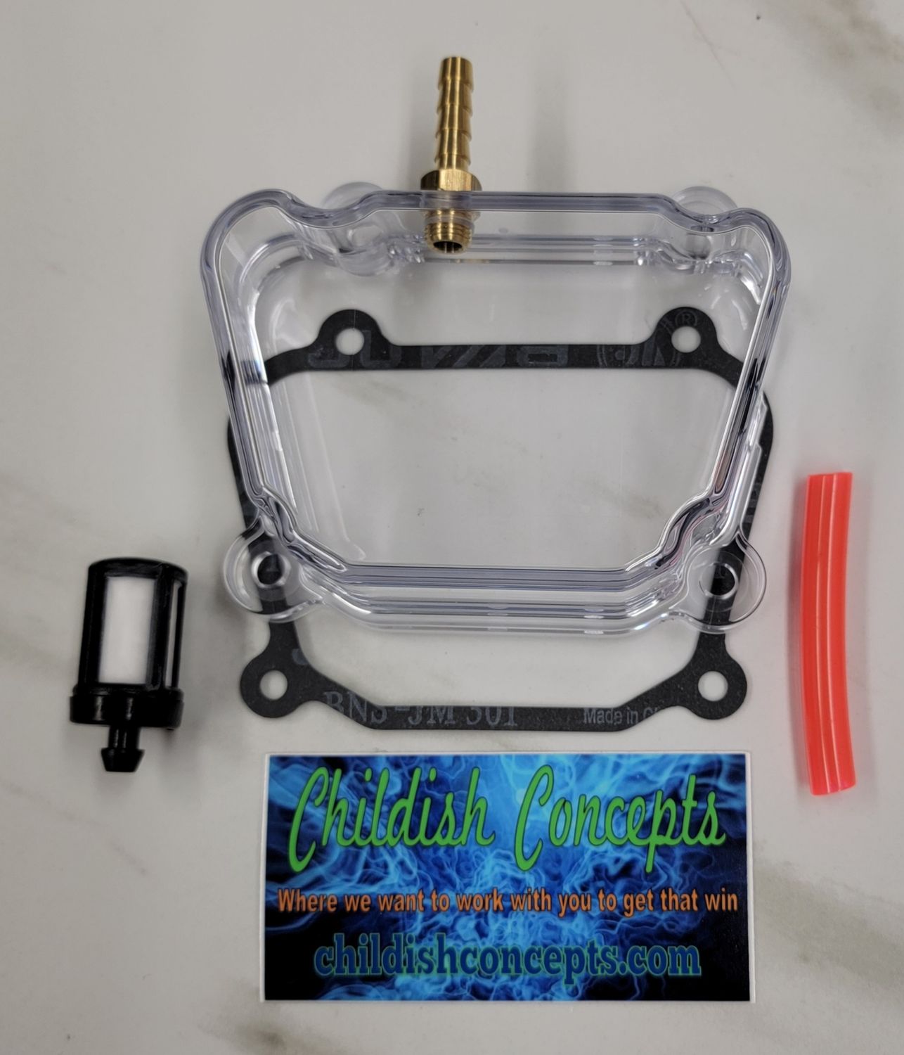 Clear plastic Dukar 212 valve cover (ghost, tillotson hemi)