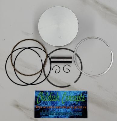 72mm flat top piston kit (Tillotson)