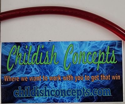 Red 7mm stranded core spark plug wire