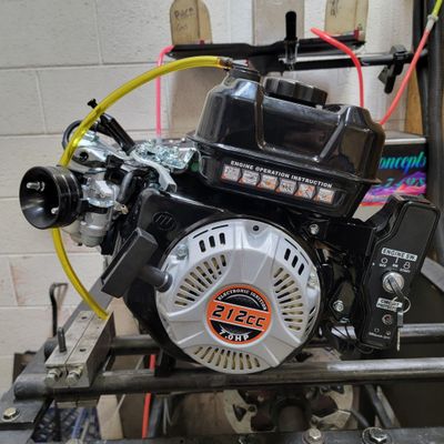 The electric start 30 series big tire trail smasher engine