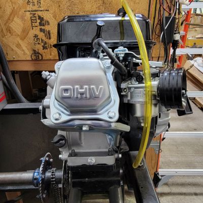 The electric start 30 series big tire trail smasher engine