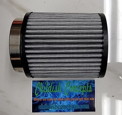 3.5 x 4 straight air filter
