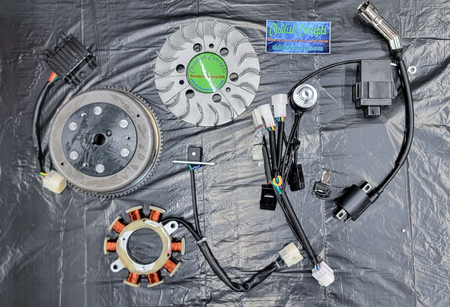 CDI charging coil kit for clone style taper engines (5800 limit)