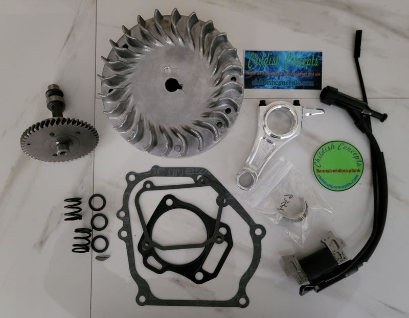 Ghost Banzai build kit (rev limit delete) Dukar/Tillotson 212 hemi, billet flywheel options available