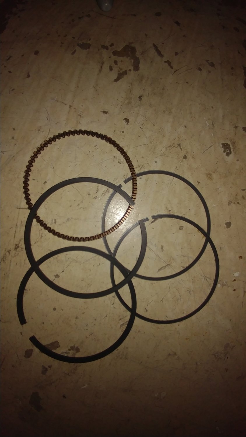 196cc clone, gx200 .005 larger top ring set