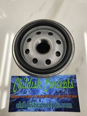 Pressurized oiling side cover replacement oil filter