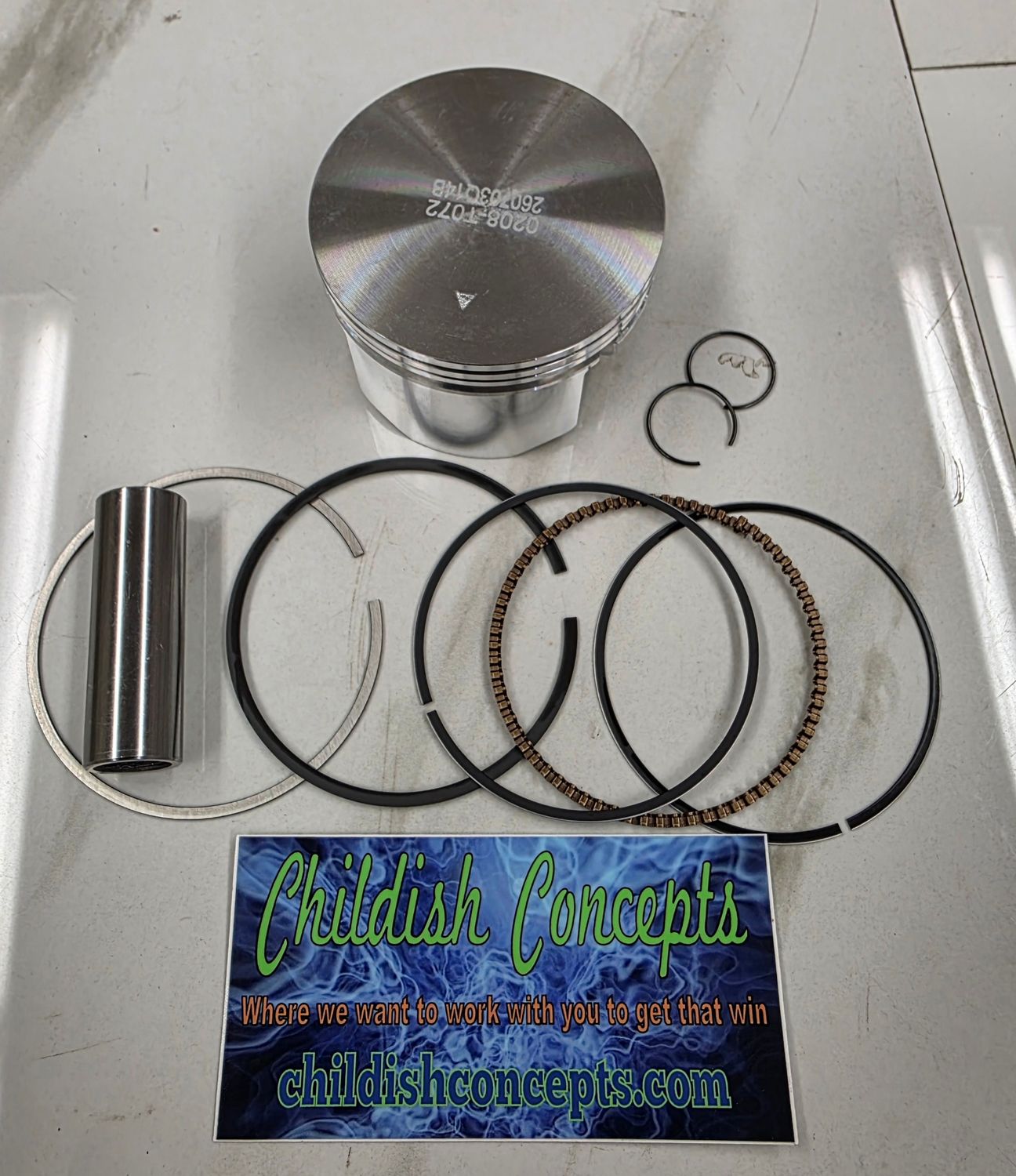 Clone, Gx flat top piston kit (68mm) .570 height