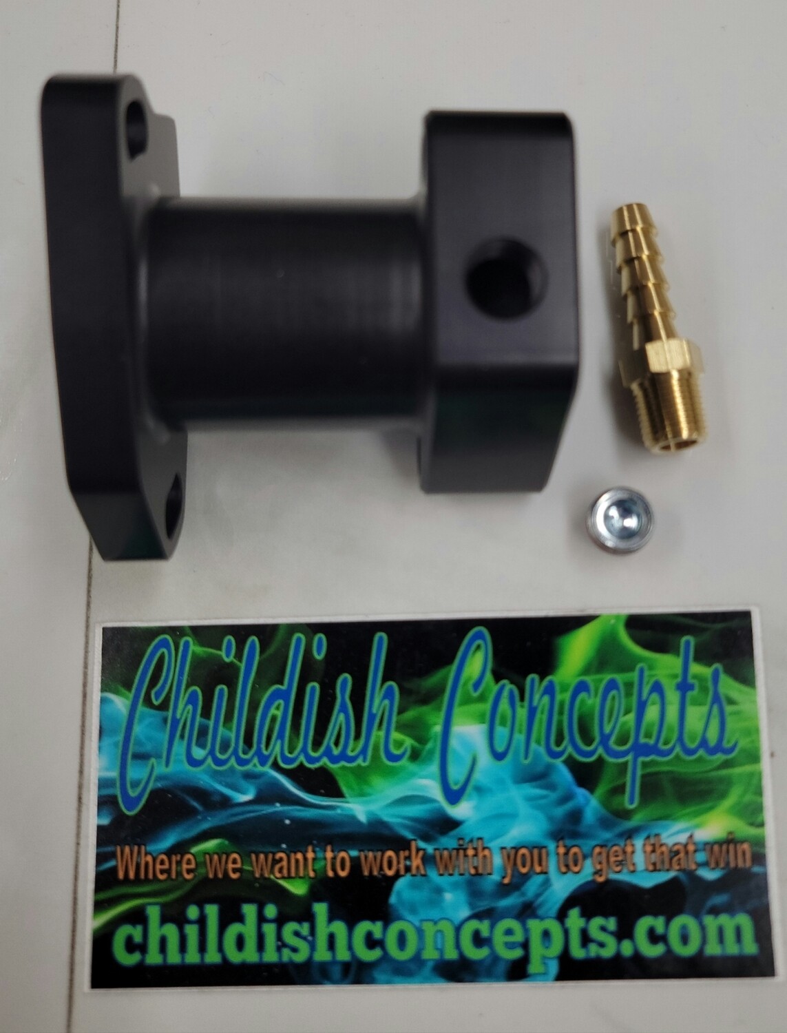 Manifold, GX390 Carburetor to GX200, 6.5 Chinese OHV, &amp; 212 Predator; Long Style, 1 Piece