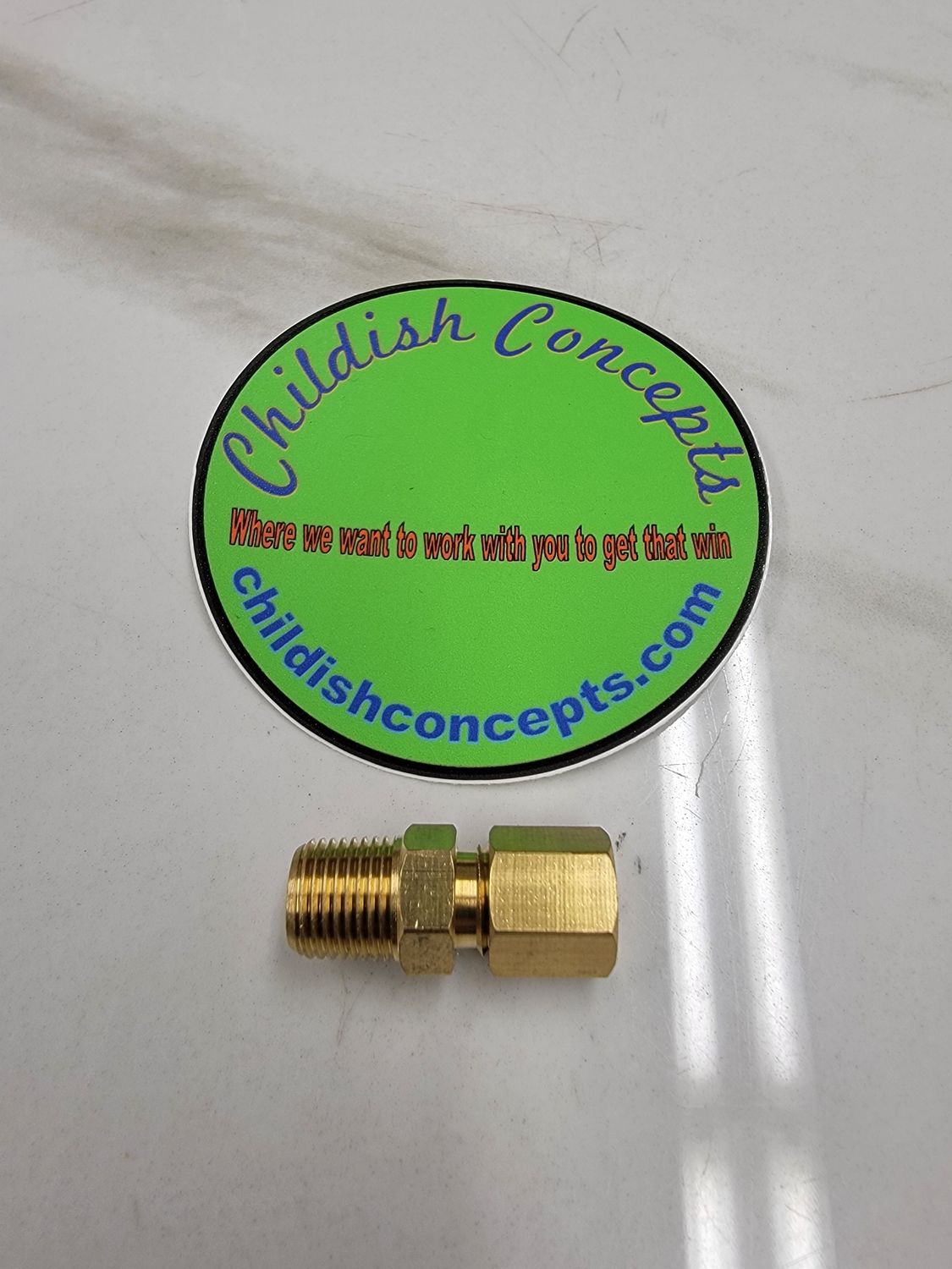 Throttle Cable Fitting (white tube style)