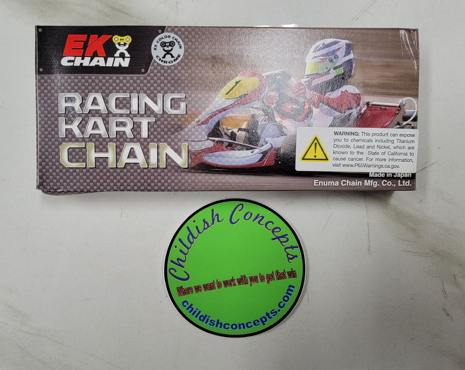 EK Standard #35 kart chain 120 link (45") Black