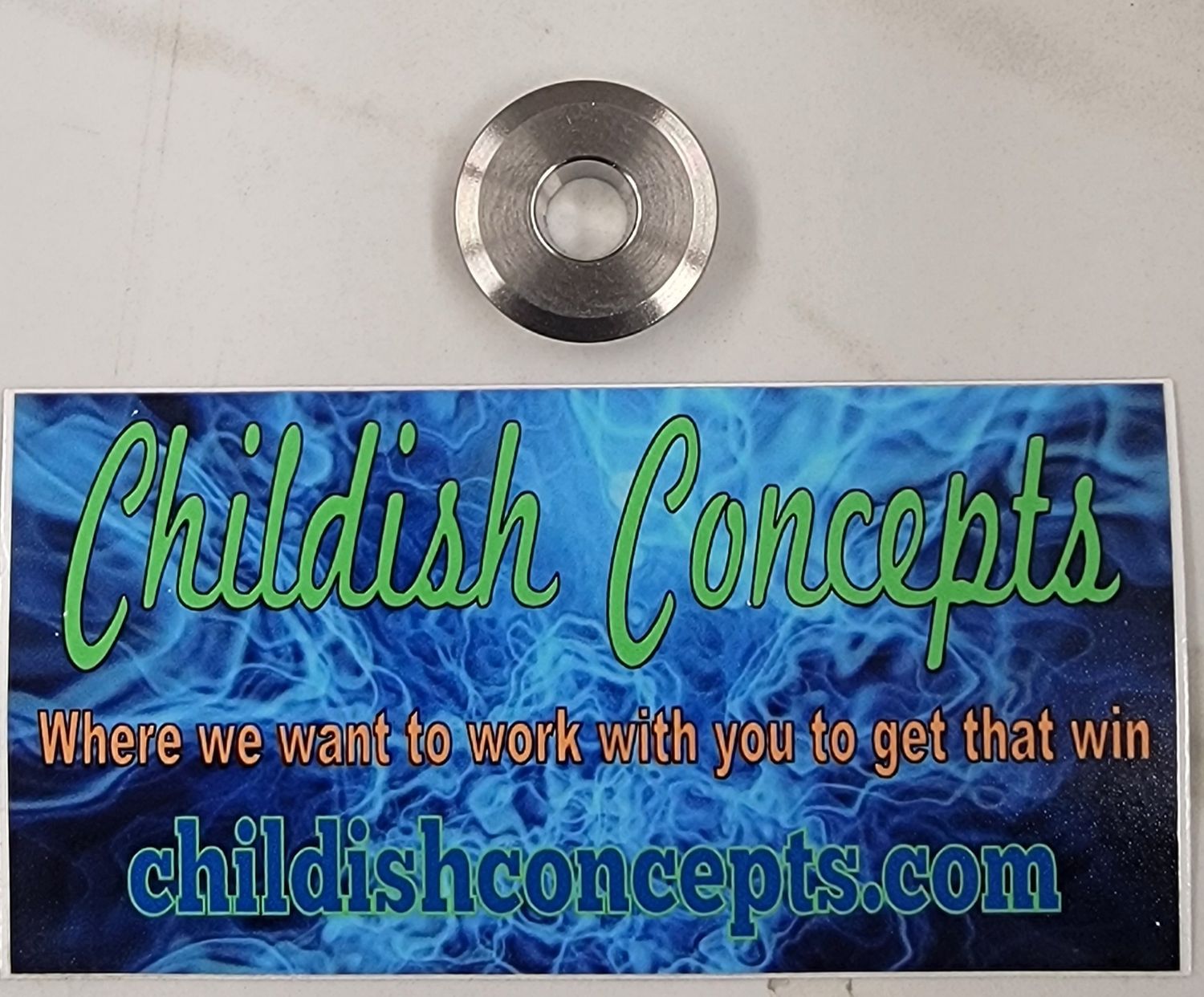 Heavy Duty valve keeper (titanium) retainer