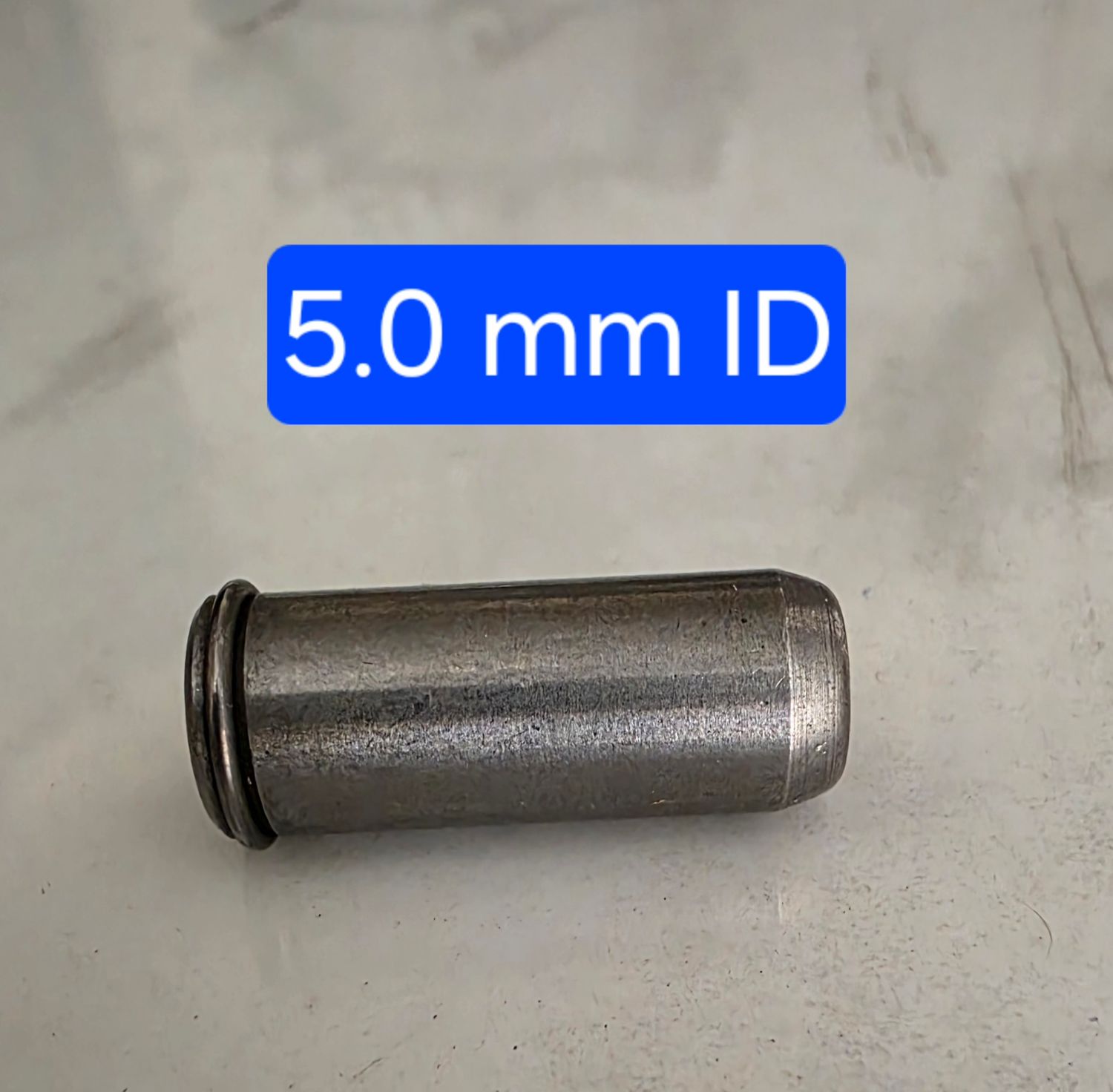 Steel valve guide 5.0mm ID