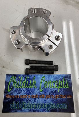 Rear Hub, 1/4 single lock dual pattern